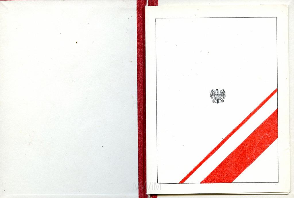 KKE 3265-2.jpg - Legitymacja PRL, Srebny Krzyż zasług,Warszawa, 18 VI 1980 r.